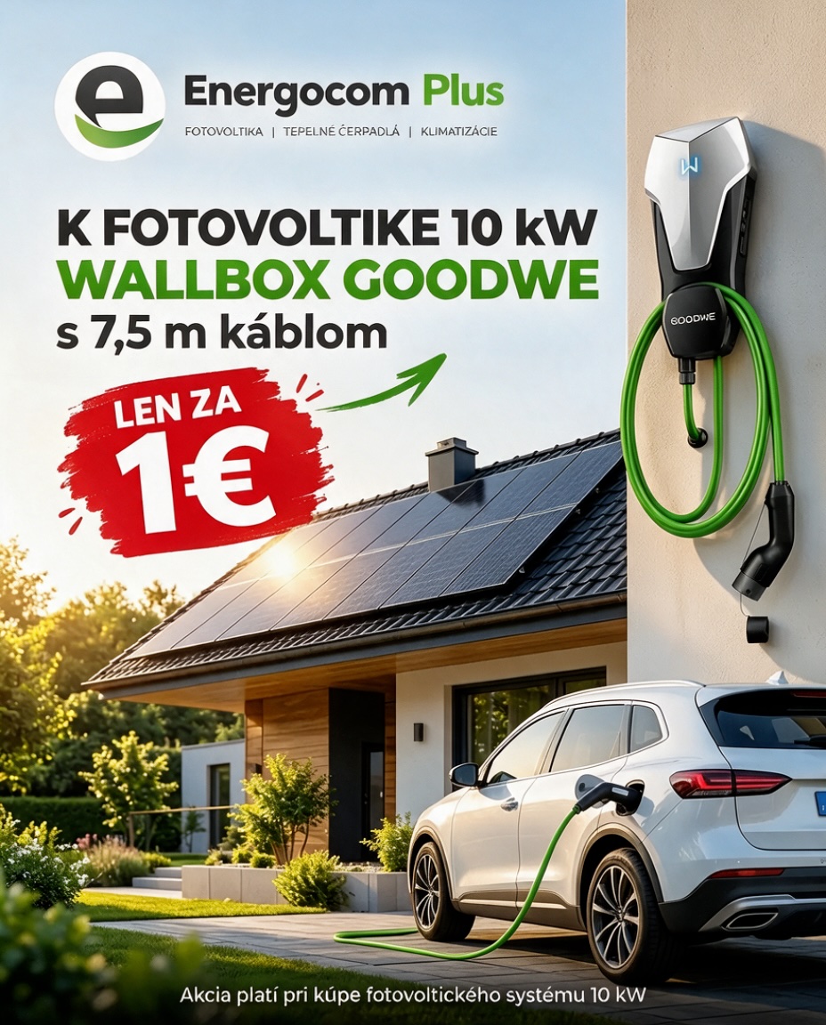 Fotovoltika 10 kW s wallboxom GoodWe za 1 euro